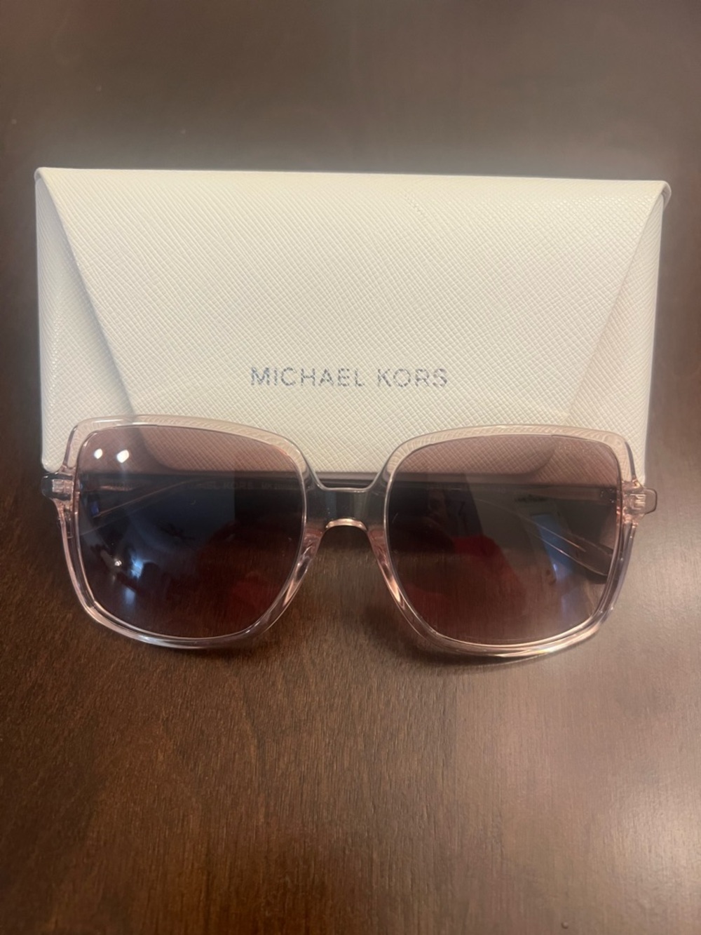Michael Kors Women’s Pink Square Sunglasses